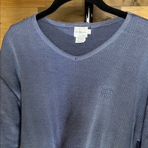 Calvin Klein Jeans Gray/Blue Short Sleeve Tee
